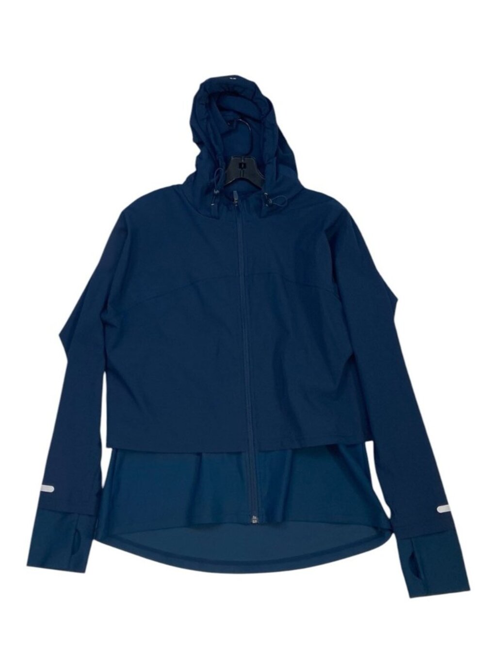 -Sweaty Betty London Jacket Womens Size L Navy Blue Double Layer Yoga Athleisure